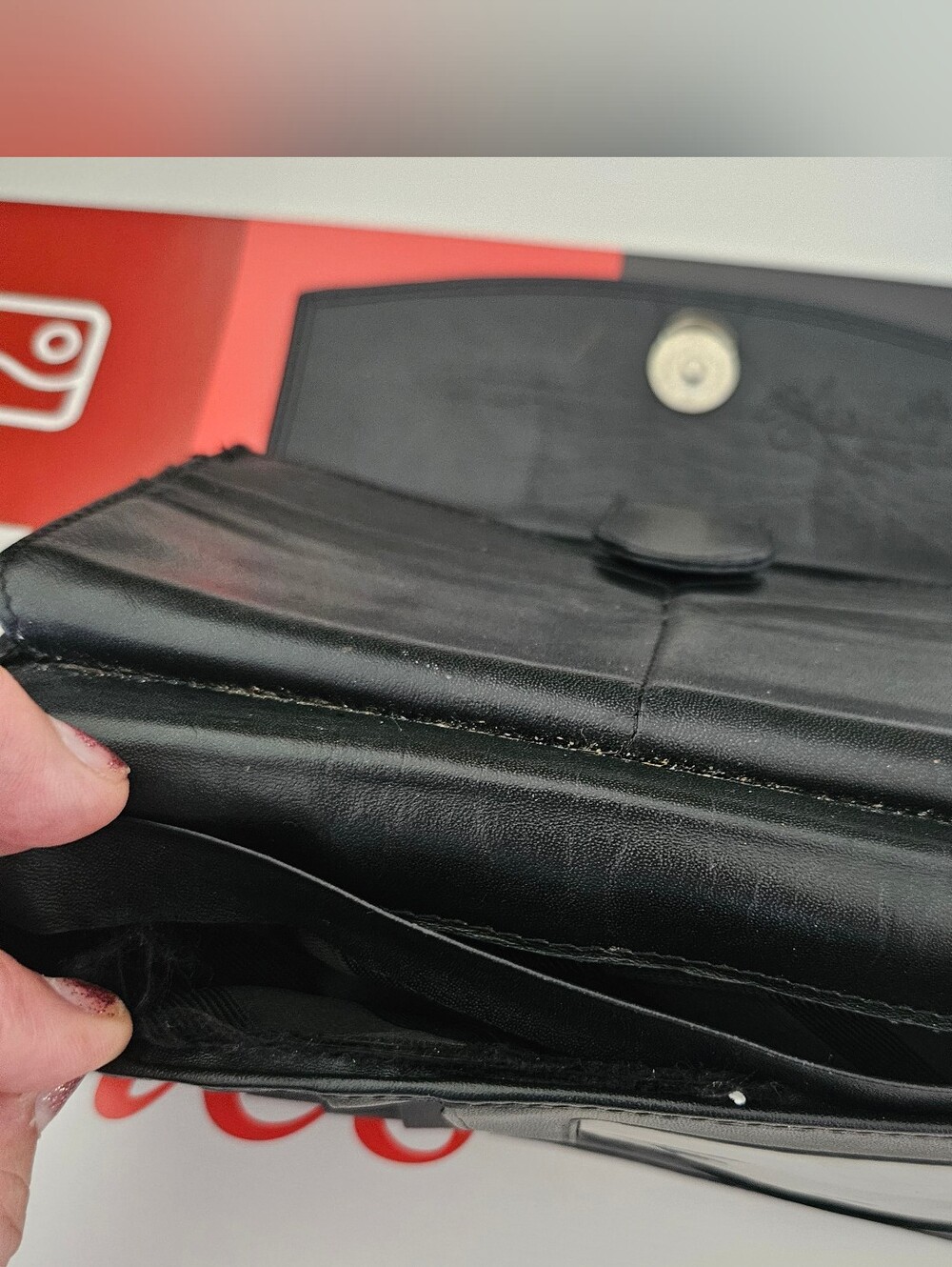 Cindy NEWMAN WALLET, Womens Long Black Wallet, Yasmin Wallet - Picture 5 of 14